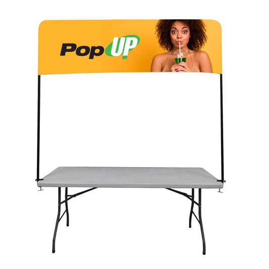 OVERHEAD BANNER DISPLAY FOR 8' TABLE