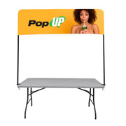 OVERHEAD BANNER DISPLAY FOR 8' TABLE