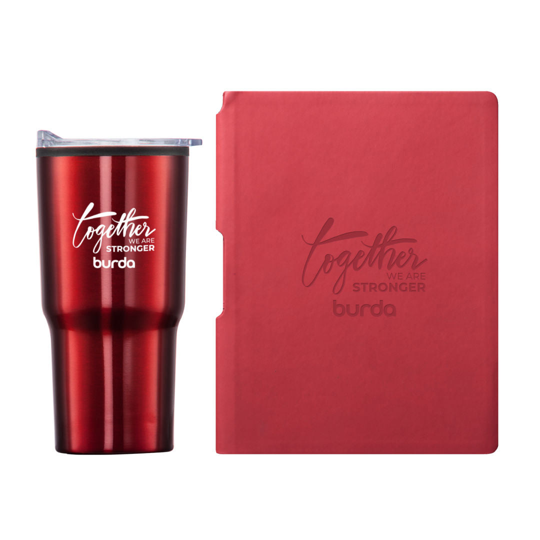 Eccolo® Groove Journal/Bexley Tumbler Gift Set