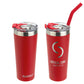 NAYAD™ Trouper 22oz Stainless Double Wall Tumbler with Straw