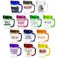 Lakeshore 12 oz Tritan™ Mug with Translucent Handle + Lid